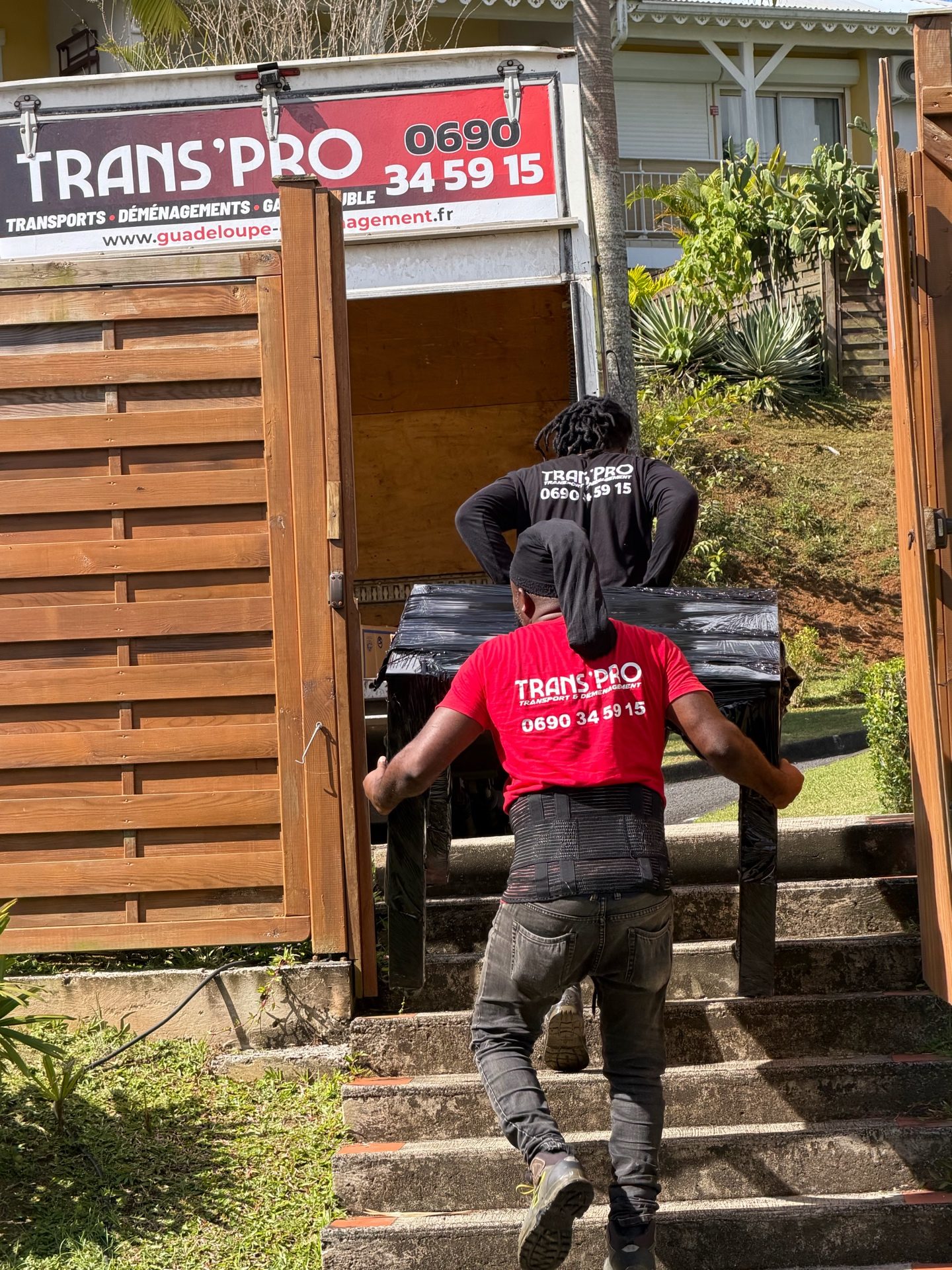 Déménagement local maison Trans'Pro Guadeloupe